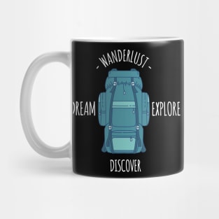 Wanderlust - Dream Explore Discover Mug